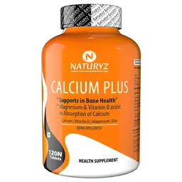 Naturyz Calcium Plus with Calcium Citrate, Vitamin D and Magnesium for Bone Health and Joint Support icon