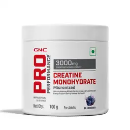 GNC Pro Performance Creatine Monohydrate | Boosts Athletic Performance | Micronized & Instantized | Fuels Muscles | Provides Energy Support for Heavy Workout icon