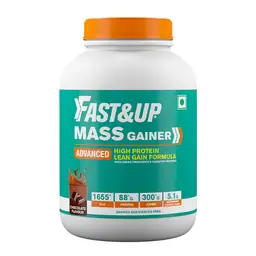 Fast&Up Mass Gainer with Added Vitamins, Probiotics and Enzymes for Healthy Weight Gain icon