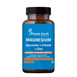 Simply Earth Magnesium Complex with Magnesium Oxide, Zinc for Bone and Nerve Health icon