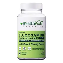 Health Veda Organics - Plant Based Glucosamine Chondroitin and MSM for Healthy Joint, Bone and Cartilage icon