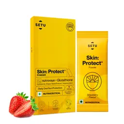 Setu Skin Protect+ with Plant Based NutroxSun® & Glutathione for Advanced Sun Protection and Boosts UV Tolerance, Reduces Pigmentation & Photoaging