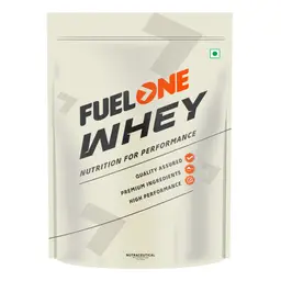 Fuel One Whey Protein, 24 g Protein, 5.29 g BCAA & 4.2 g Glutamic Acid for for Lean Muscle Mass