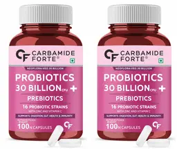 Carbamide Forte Probiotics Supplement 30 Billion for Digestive Health Support icon