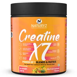 Naturyz Creatine X7 Post Workout Supplement with 7 Blends & Matrix for Lean Body icon