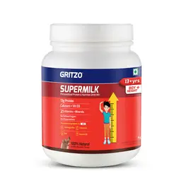 Gritzo SuperMilk Height+ (13+y Boys) with 13g Protein, Zero Refined Sugar, 21 Vitamins & Minerals for Height Growth icon