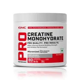 GNC Pro Performance Creatine Monohydrate | Boosts Athletic Performance | Micronized & Instantized | Fuels Muscles | Provides Energy Support for Heavy Workout