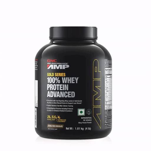 Buy GNC AMP Gold Series 100% Whey Protein Advanced | Lean Muscle