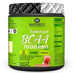 Naturyz Instantized BCAA 7000 PRO with 7G BCAAs Glutamine for Lean Muscle Mass and Energy icon