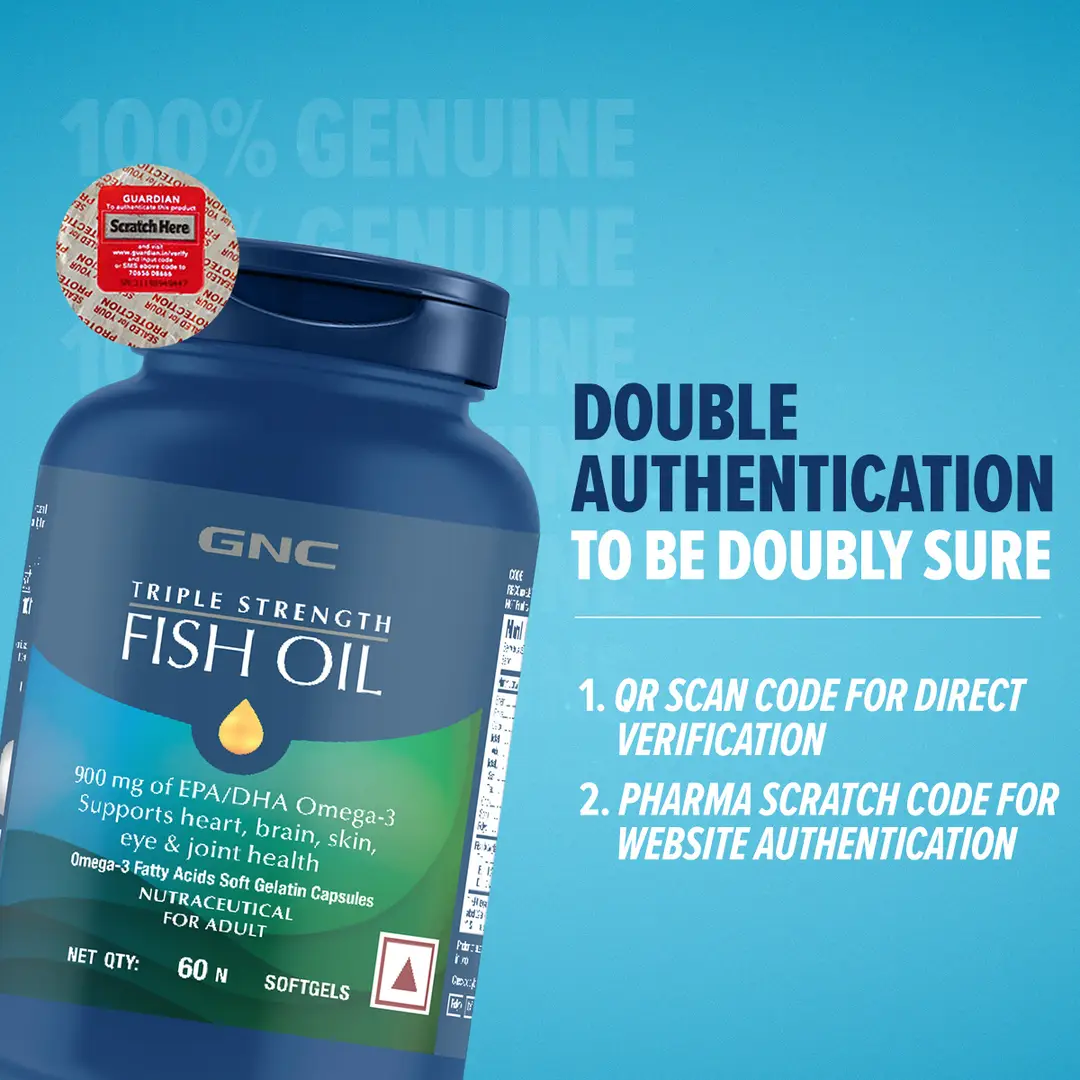 Buy GNC Triple Strength Fish Oil Omega 3 Capsules for Men Women