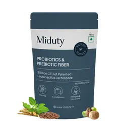 Miduty Probiotics & Prebiotics Fiber with 2 Billion CFU for Diarrhea and Constipation icon