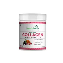 Simply Herbal Plant Based Collagen Powder For Skin Hair Nail Health Promote Bone Joint Function icon