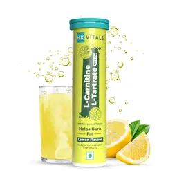 HealthKart -  HK VITALS L-Carnitine L-Tartrate 1200 mg, Helps Burn Fat, No Added Sugar, Lemon Flavour, 15 Effervescent Tablets icon