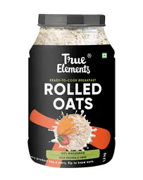 True Elements - Rolled Oats | Softened and then pressed between the rollers to frame a perfect rolled-oat flake