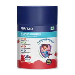 Gritzo Super Multivitamin with 21 Vitamins & Minerals for Kids icon