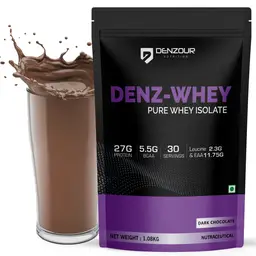 Denzour Nutrition Denz Whey Pure Whey Isolate Protein Powder for Easy Digestion, Increase Muscle Strength and Performance icon