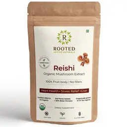 Rooted Active Naturals Reishi with Maca Root Extract for Stamina, Vitality and Hormonal Support icon