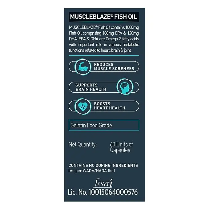 Muscleblaze fish oil clearance review