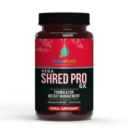 Vedapure Naturals Veda Shred Pro 6x with Sonth,Kala jira, Sudha Guggule, Green Coffee for Weight Management icon