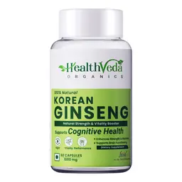 Health Veda Organics - Korean Red Ginseng for Boosting Immunity, brain functions and Vitality icon