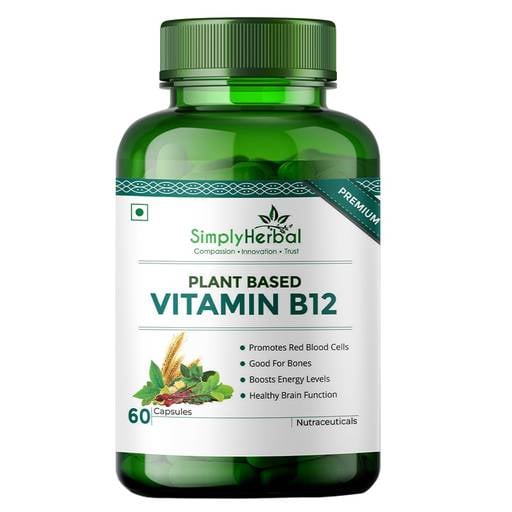 Buy Simply Herbal - Plant Based Vitamin B12 - with Green Amla, Beetroot ...