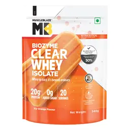 MuscleBlaze Biozyme Clear Whey Protein Isolate for Muscle Recovery and Rebuilding icon