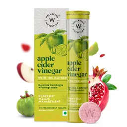 Wellbeing Nutrition Apple Cider Vinegar with Mother & Garcinia Cambogia, Pomegranate for Weight Loss, Weight Management, Gut Health and Supports Digestion icon