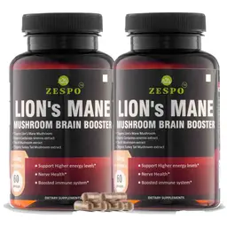 Zespo Organic Lions Mane Mushroom for Brain Booster and Nerve growth icon