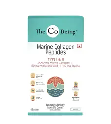 The Co Being Marine Collagen Peptides with Hyaluronic acid and Green Tea Extract for Improved Skin Elasticity and Radiance  icon