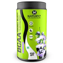 Naturyz Instantized BCAA Supplement with 7000 BCAA with Glutamine, Citrulline, Beta Alanine for Energy and Endurance icon