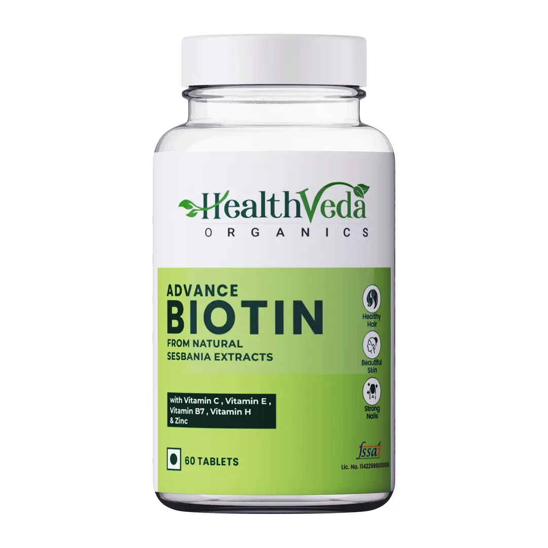 Health Veda Organics Advance Biotin Tablets