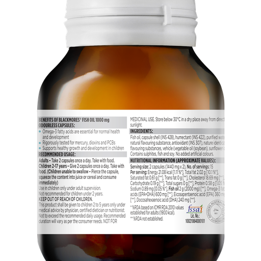 Blackmores fish oil outlet review