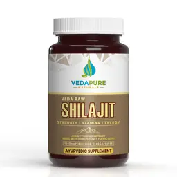 Vedapure Naturals Veda Raw Shilajit Capsules with Gokhru (Tribulus Terrestris) for Strength and Stamina icon