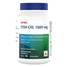 GNC - Fish Oil  Omega-3s - with EPA and DHA - for Promoting Joint Health, Improves Focus and Memory icon
