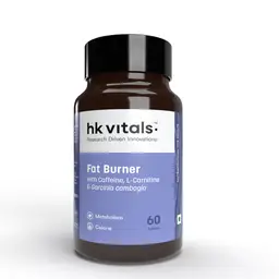 HealthKart -  HK Vitals Fat Burner, with L-Carnitine, Garcinia Cambogia, & Caffeine, Supports Weight Management & Fuels Metabolism, 60 Tablets icon