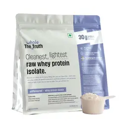 The Whole Truth Raw Whey Protein Isolate Unflavoured with 30g Protein, 7.7g BCAA for Improved Strength, Faster Recovery and Muscle Building icon