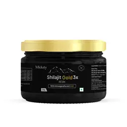 Miduty Shilajit Gold 3X with Ashwagandha for Stamin and Performance icon