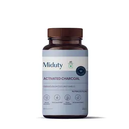 Miduty Activated Charcoal with Coconut Shells for Managing Gas and Bloating icon